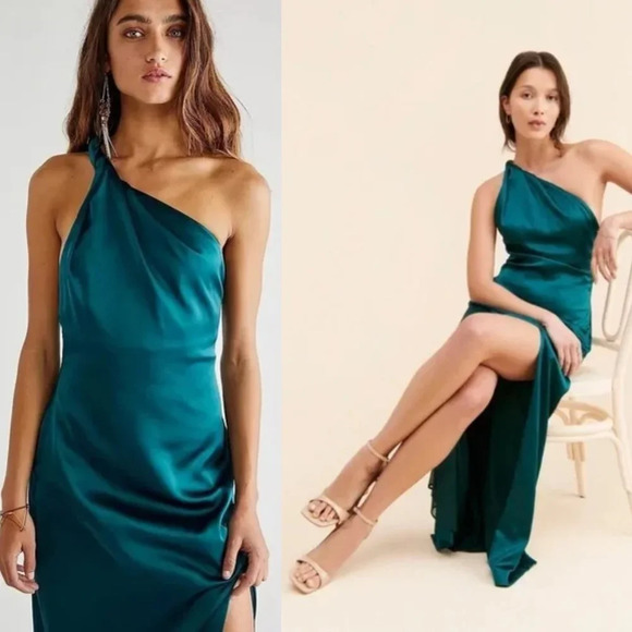 Free People Victoria Maxi Dress in Green Size 4 NWT $250 - Picture 10 of 10